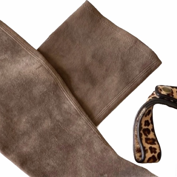 Stuart Weitzman ✦ Tall Suede Platform Heel Boot ✦ - Picture 4 of 11